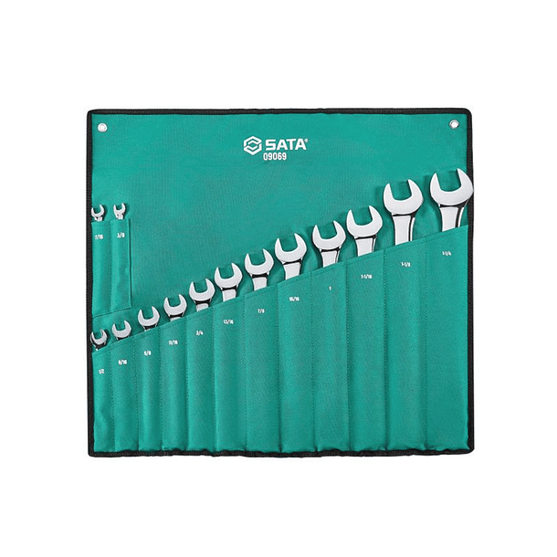 JGO LLAVES MIXTAS SATA 14PZAS 3/8 - 1 1/4