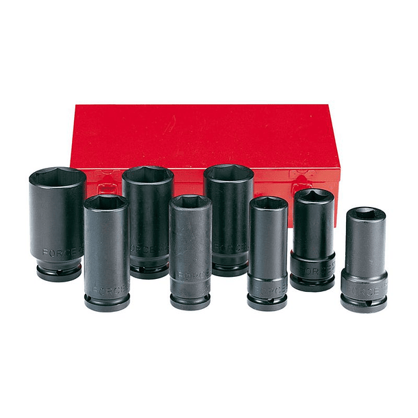 Jgo Copas Impacto Force Cuad 1'' 8pcs Largo 24-41mm Ref8081d