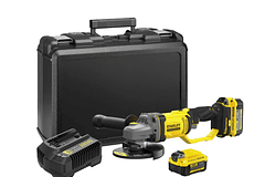 PULIDORA INALAMBRICA STANLEY 4 1/2 20V SCG400M2K-B3