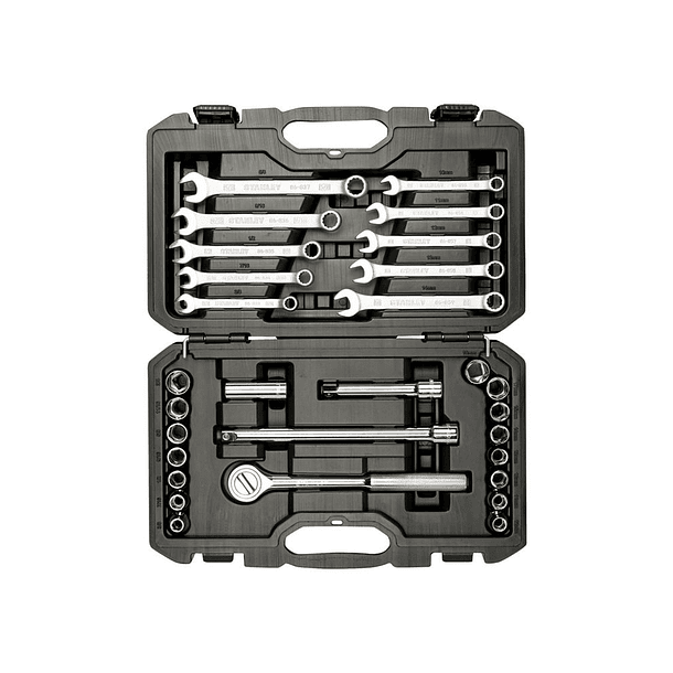 SET MECANICO STANLEY 29 PZ MM / REDONDA STMT45510-LA