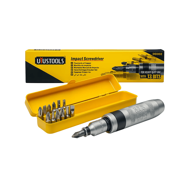 DESTORNILLADOR IMPACTO UYUSTOOLS 6PZA DEI002