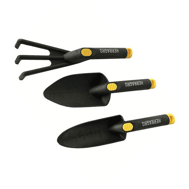 KIT HERRAGO JARDINERIA 3 PZAS TRABAJO LIVIANO