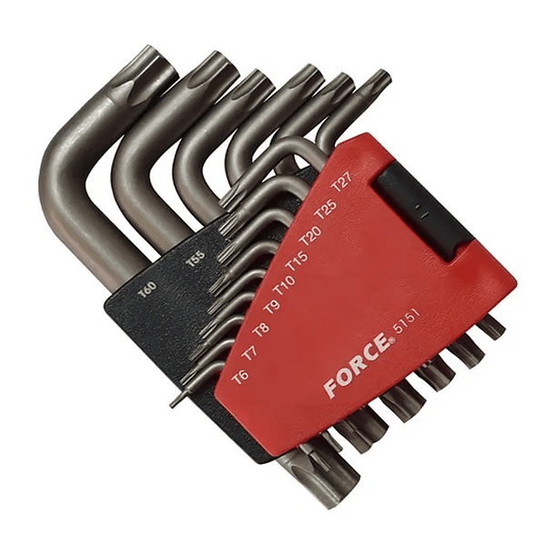 JGO LLAVES TORX FORCE 9PCS T-TAMPER T10H-T50H 5098LT