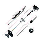 GUADAÑA MULTIUSOS ALTERMAN 4EN1 GASOLINA 2T 1.6HP 26CC XBC26M4 494591 1