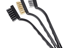 CEPILLO ALAMBRE UDUKE 7” X 3PCS (LATON-NYLON-ACERO) (HT1086)