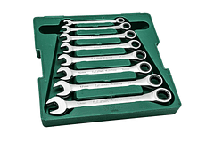 JGO LLAVES MIXTAS RATCHET SATA  8-19 MM 8PZAS ST08008SJ