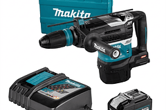 TALADRO ROTOMARTILLO MAKITA SDS MAX 40V 40MMBL XPT AVT AWS2 BATERIAS 5AH+CARGADOR