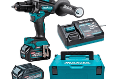 TALADRO PERCUTOR MALKITA XGT40V BL AFT-APT-XPT 2BAT 4 A.H YCAR HP001GM201V