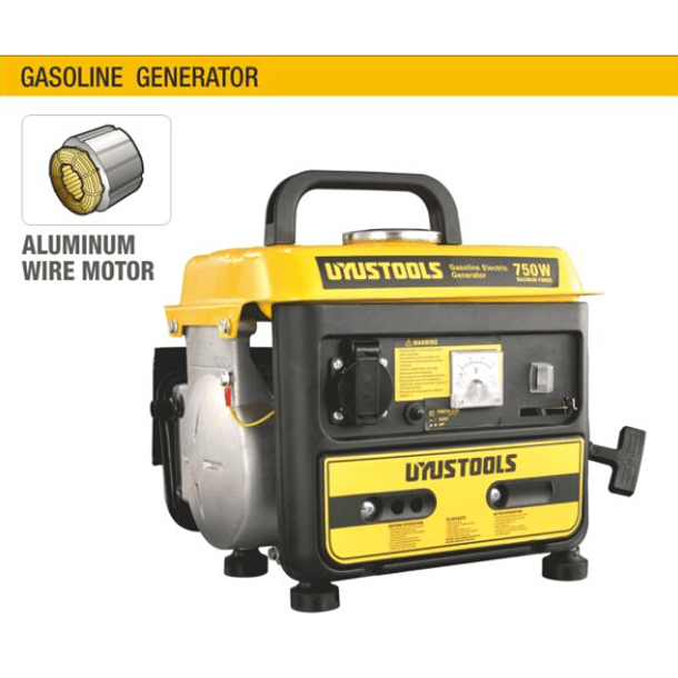 GENERADOR ENERGIA A GASOLINA UYUSTOOLS 570W/750W GEG570 2