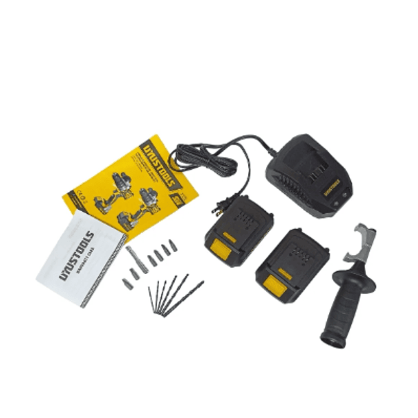 TALADRO IMPACTO INA. BRUSHLESS UYUSTOOLS 13mm 60N.m 20V/ 2 BATE 2.0Ah  UY-ITL204 3