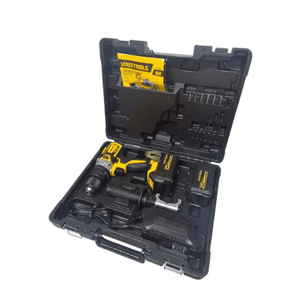 TALADRO IMPACTO INA. BRUSHLESS UYUSTOOLS 13mm 60N.m 20V/ 2 BATE 2.0Ah  UY-ITL204 8