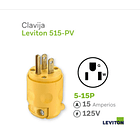 CLAVIJA P/TIERRA LEVINTON 15AH AMARILLA  2