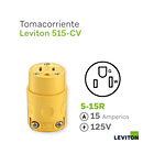 TOMA P/TIERRA LEVINTON 15AH AMARILLA  2