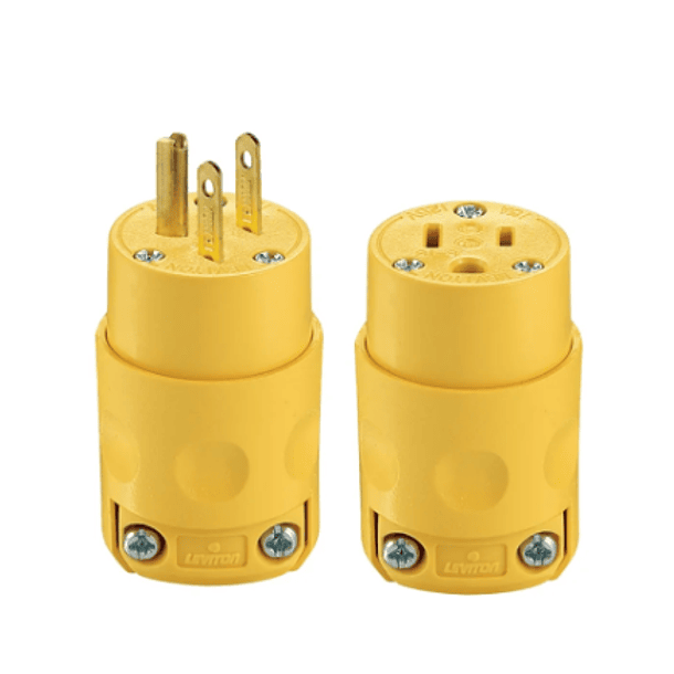 TOMA P/TIERRA LEVINTON 15AH AMARILLA  1