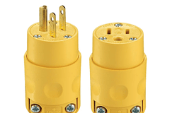 TOMA P/TIERRA LEVINTON 15AH AMARILLA 