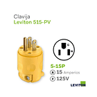 TOMA P/TIERRA LEVINTON 15AH AMARILLA  3