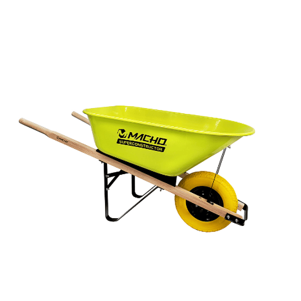 CARRETILLA MACHO METALICA VERDE 7 PIES SUPERCONTRUCTOR CHAZ/MAD ANTIPI 400-8 1010