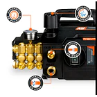 HIDROLAVADORA EVANS 1500 PSI 8 LPM 125/110V 1F 2HP HI08L15ME200 1