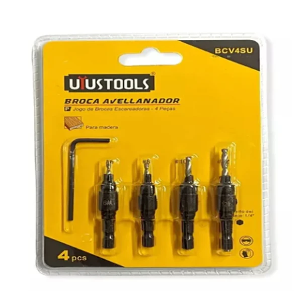 BROCA AVELLANADORA UYUSTOOLS 4PCS BCV4SU 1