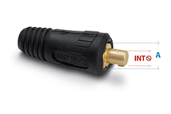 REPUESTO EQUIPO SOLDAR WEST ARCO ZX160 ADAPTADOR MACHO 200AMP