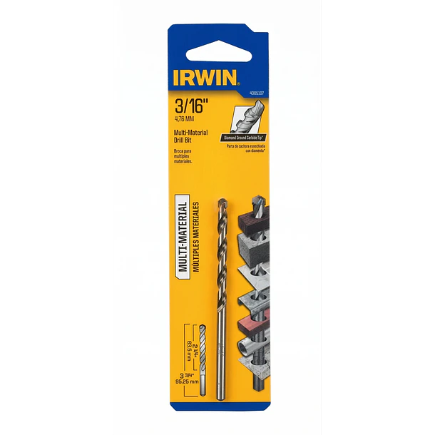 BROCA MULTIMATERIAL IRWIN 3/16 4935107