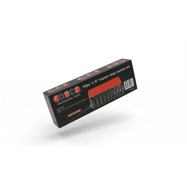 JGO COPAS IMPACTO FORCE CUAD 1/2 10PCS LARGO 11 - 24MM REF4107