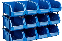 ORGANIZADOR PLASTICO MP06 24X15X12.4 CM 24 PIEZAS