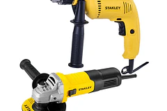 PROMO STANLEY TALADRO PERCUTOR 1/2 SDH600-B3 + PULIDORA 4 1/2 1050 SGS1045K-B3