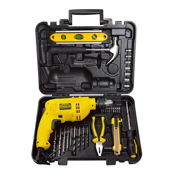 PROMO STANLEY TALADRO 1/2 600W+ESTUCHE CON ACCESORIOS 3