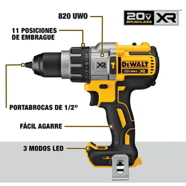PROMO TALADRO DEWALT INAL 20V DCD996B+CARGADOR+BATERIA 3.0 AMP DCB230C 1