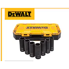 JGO DE COPAS IMPACTO DEWALT CUAD 1/2 17MM - 24MM 7 PZAS DWMT74737 2