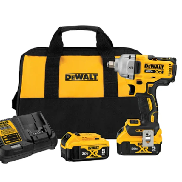 PROMO PISTOLA DE IMPACTO DEWALT 1/2 INAL ALTO TORQUE + CARGADOR+ BATERIA + JGO DE COPAS IMPACTO 7 PZAS  2
