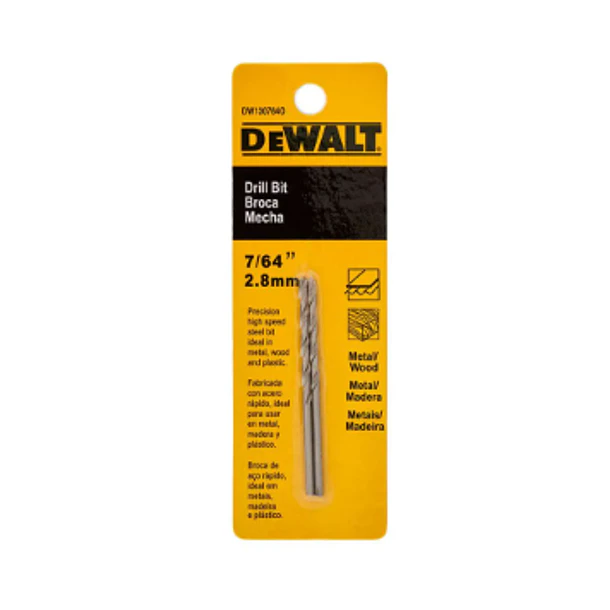 BROCA HSS DEWALT 7/64 DW130764C 2