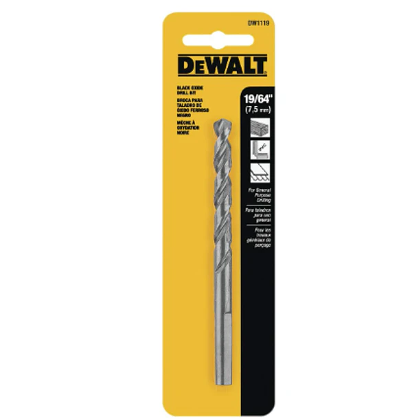 BROCA HSS DEWALT 19/64 1