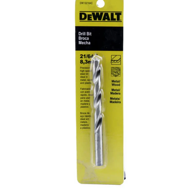 BROCA HSS DEWALT 21/64 DW132164C 1