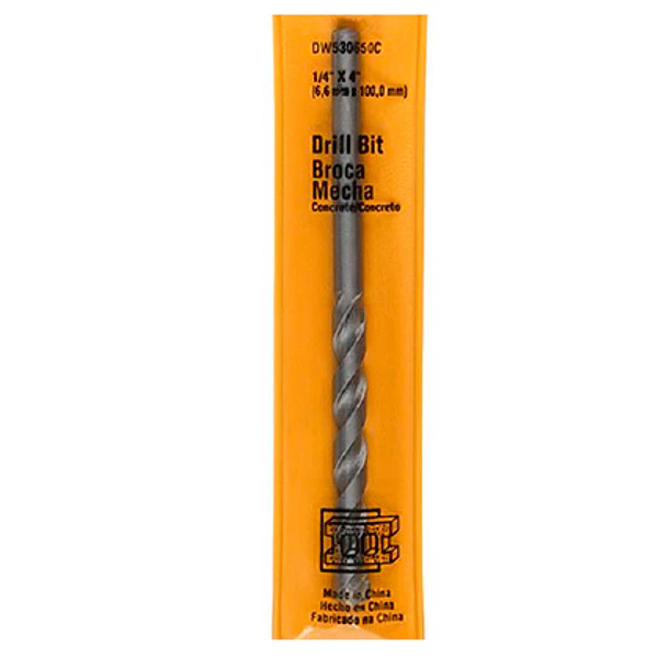 BROCA MURO DEWALT 1/4 X 4 DW530650C 1