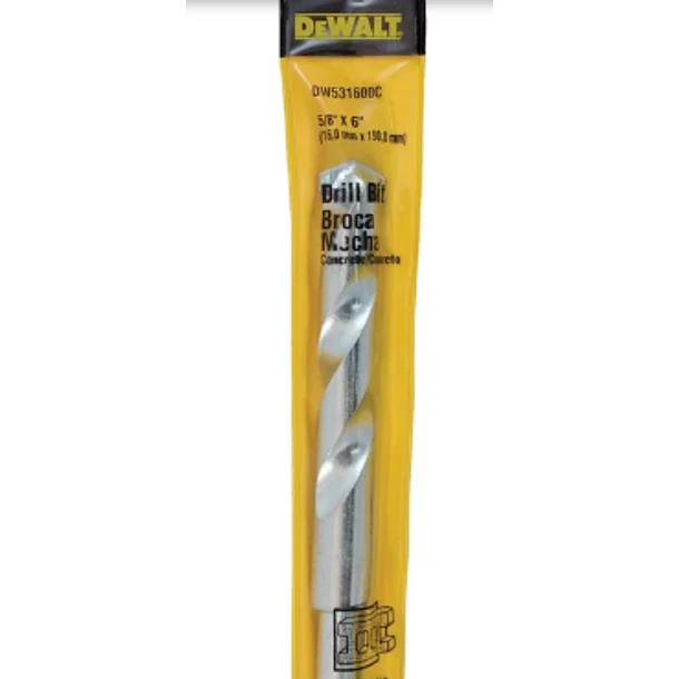 BROCA DEWALT MAMPOSTERIA 5/8 X 6 DW531600C 1