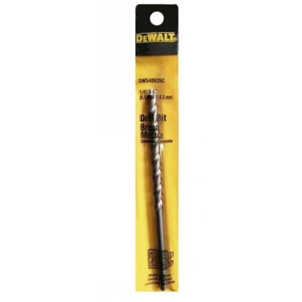 BROCA ROTOMARTILLO DEWALT 1/4 X 6PULX 8 1