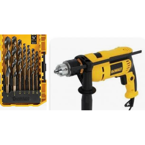 COMBO PUNTO DYNAMICO DEWALT TALADRO 508S 1/2 CD.9034 2