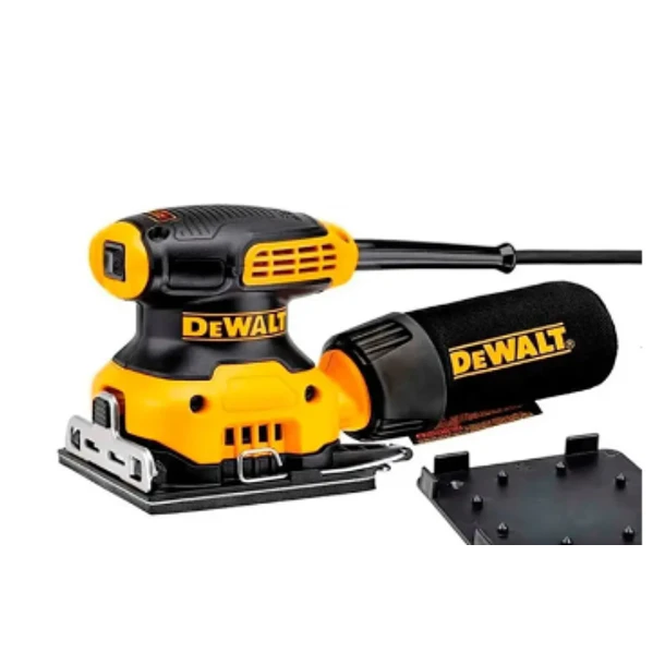PROMO DEWALT LIJADORA PALMA D26441+PRENSA RAPIDA 15