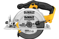 SIERRA CIRCULAR DEWALT  6-1/2” 20V MAX + DISCO DE SIERRA CIRCULAR 6-1/2 + BATERIA 4AH + CARGADOR DCS391B