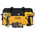 PROMO DEWALT TALADRO ATORN. 1/2 20V DCD771C2+TALADRO PERCUTOR 1/2
