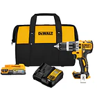PROMO DEWALT TALADRO PER 1/2 2 VEL+CARGADOR+1BAT+BOLSA  LONA DCD796E1-B3 1