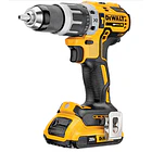 TALADRO PERCUTOR INAL 1/2 DEWALT 20V BRUSHLESS +CAJA PLAS+2BATERIAS XR 2 AMP+CARGADOR 2