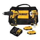 TALADRO PERCUTOR INAL 1/2 DEWALT DCD778 +ATORNI IMPACTO 1/4 DCF887 BRUSHLESS DCK223D2-B3 1