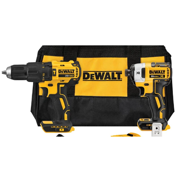 TALADRO PERCUTOR INAL 1/2 DEWALT DCD778 +ATORNI IMPACTO 1/4 DCF887 BRUSHLESS DCK223D2-B3 2