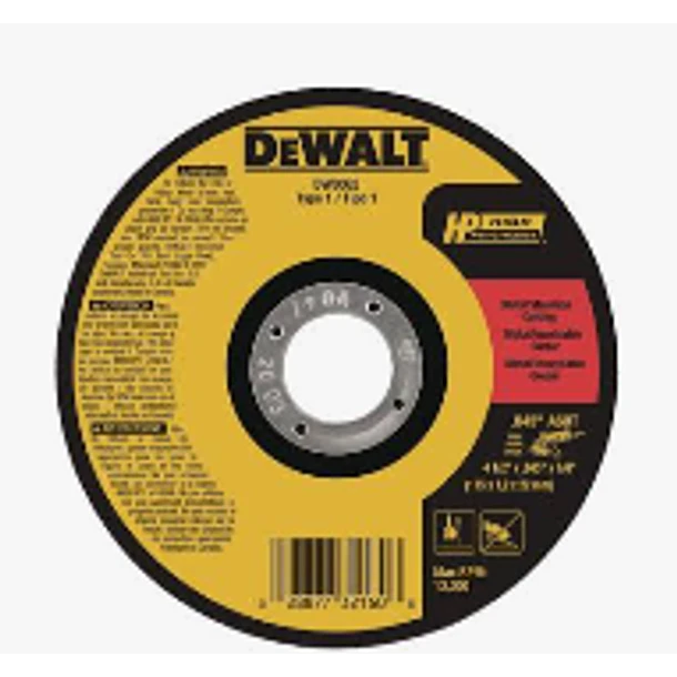 DISCO DEWALT 1/8 X 4 1/2 CONCRETO 2