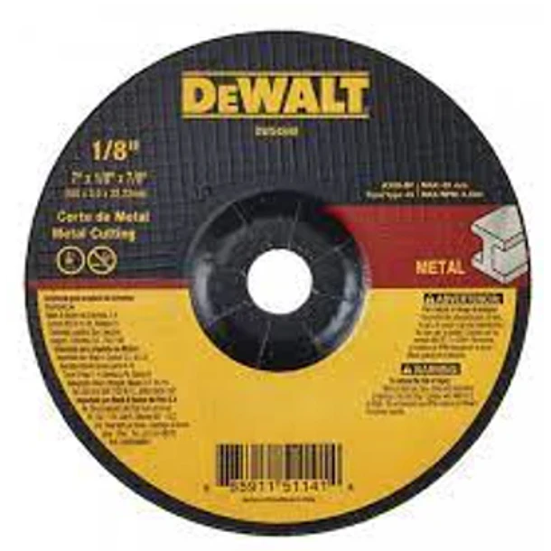 DISCO DEWALT 1/8 X 7 CONCRETO 1