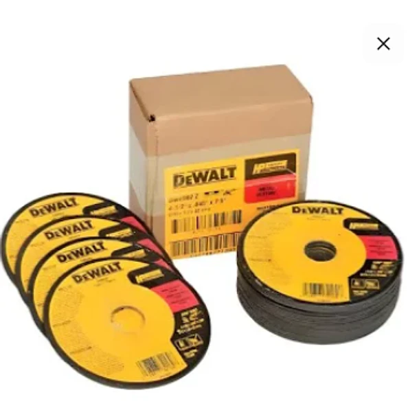 PROMO DISCO DEWALT FINO 4 1/2 X 1.2 INOX DW8062 CAJA X 25 UND  2
