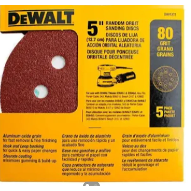 DISCO LIJA DEWALT 5